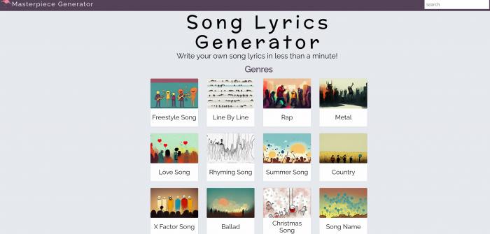 Songtekstgenerator